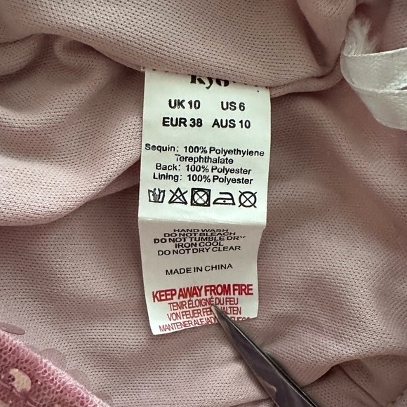 Kyo The Brand Sequin Mini Skirt SZ 6 Pink Party Sparkle Barbiecore NWT - Picture 7 of 9